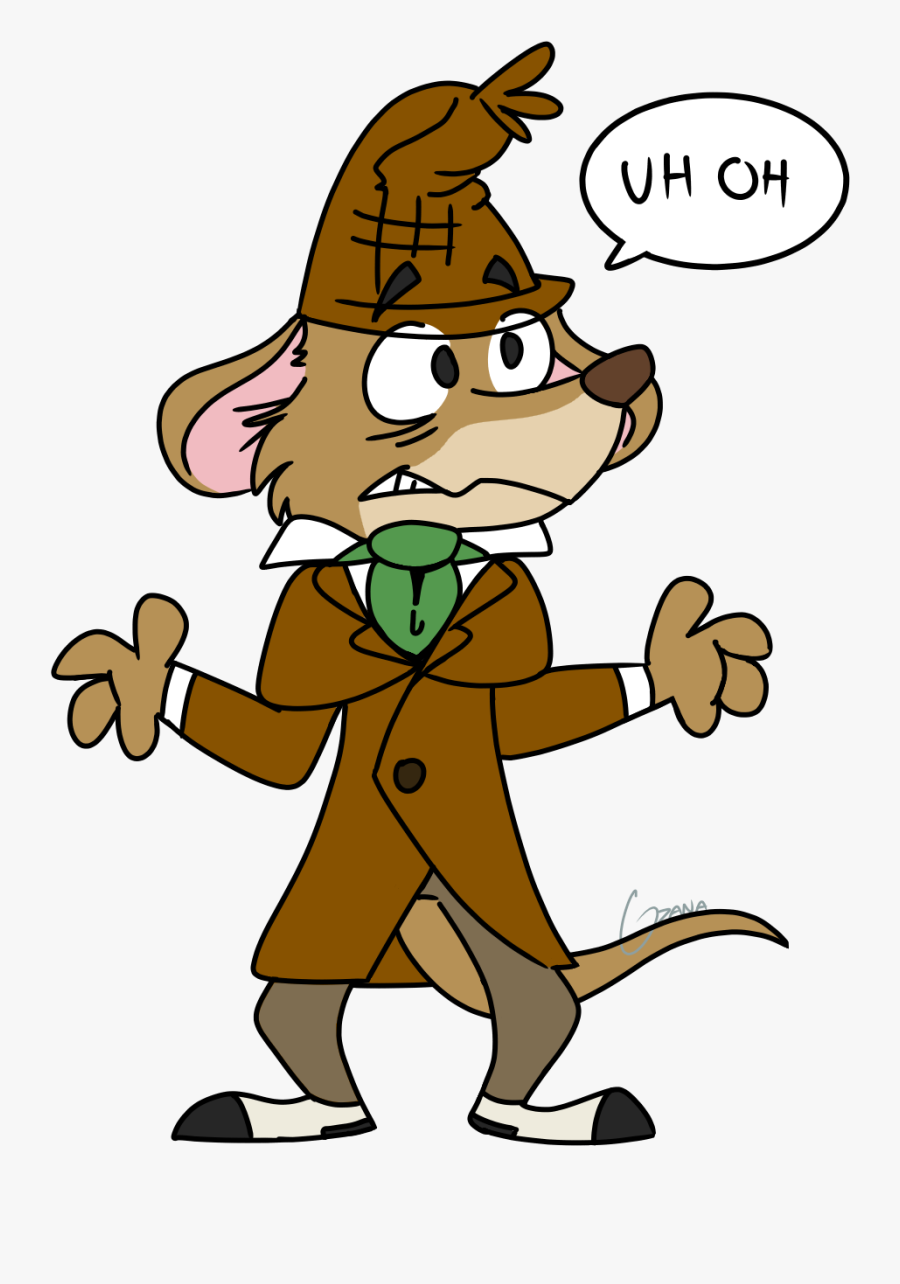 Clip Royalty Free The Great Mouse Detective - Drawing, Transparent Clipart