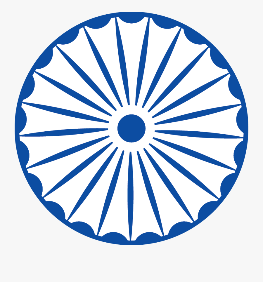 India Transparent Blue - Indian Flag Chakra Png, Transparent Clipart