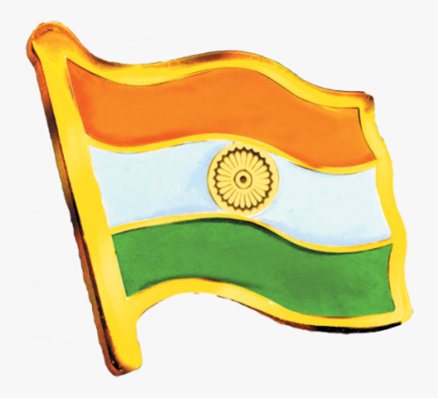 Indian Flag Lapel Pin Png, Transparent Clipart