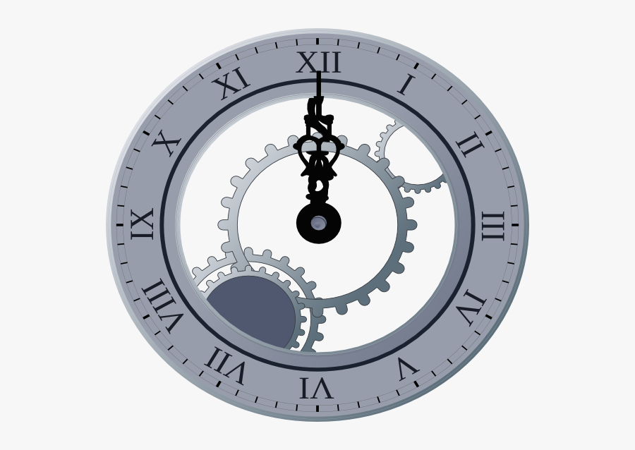 Clock Clip Art Midnight - Clock Png Transparent Background, Transparent Clipart