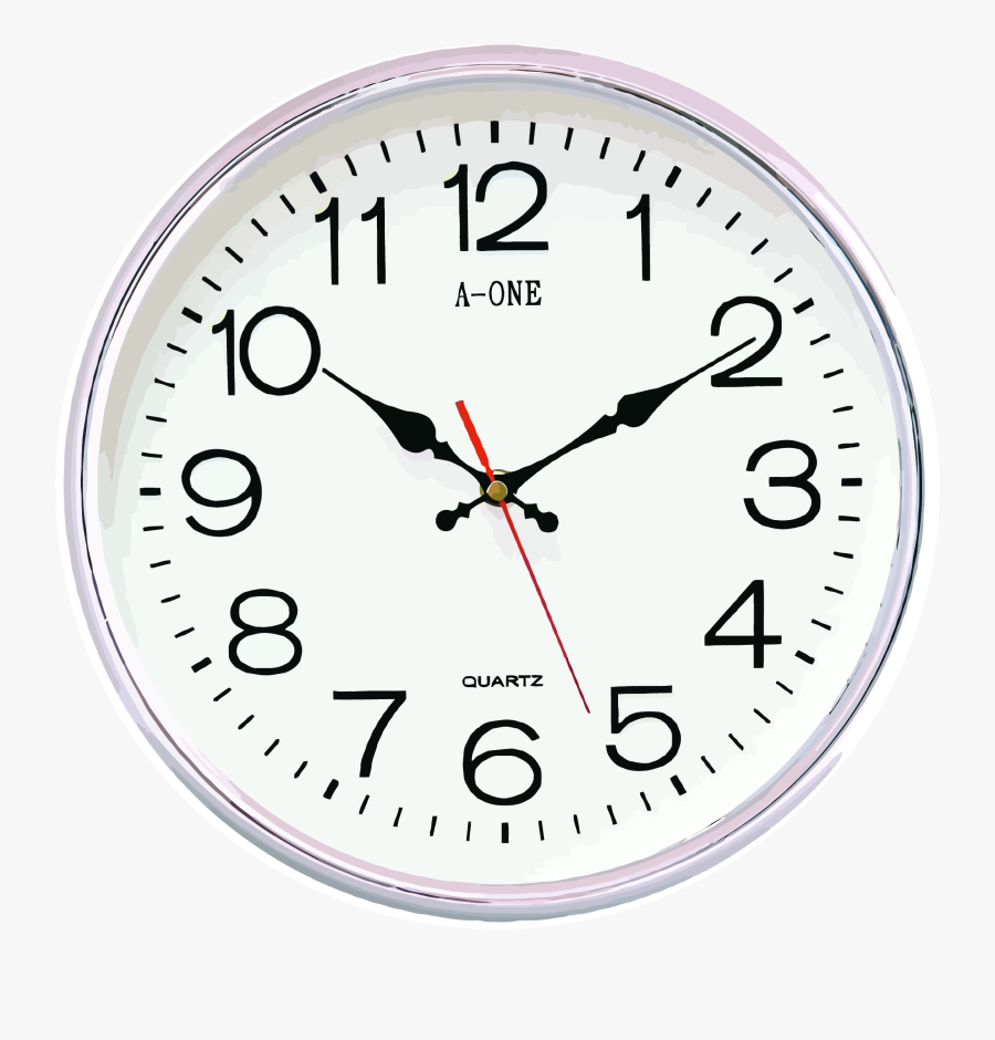 Transparent Wall Clock Clipart - Jam Dinding, Transparent Clipart