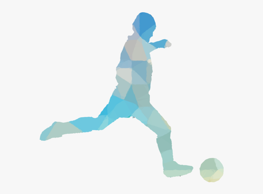 Silhouette Football Player Clip Art - Illustration, Transparent Clipart