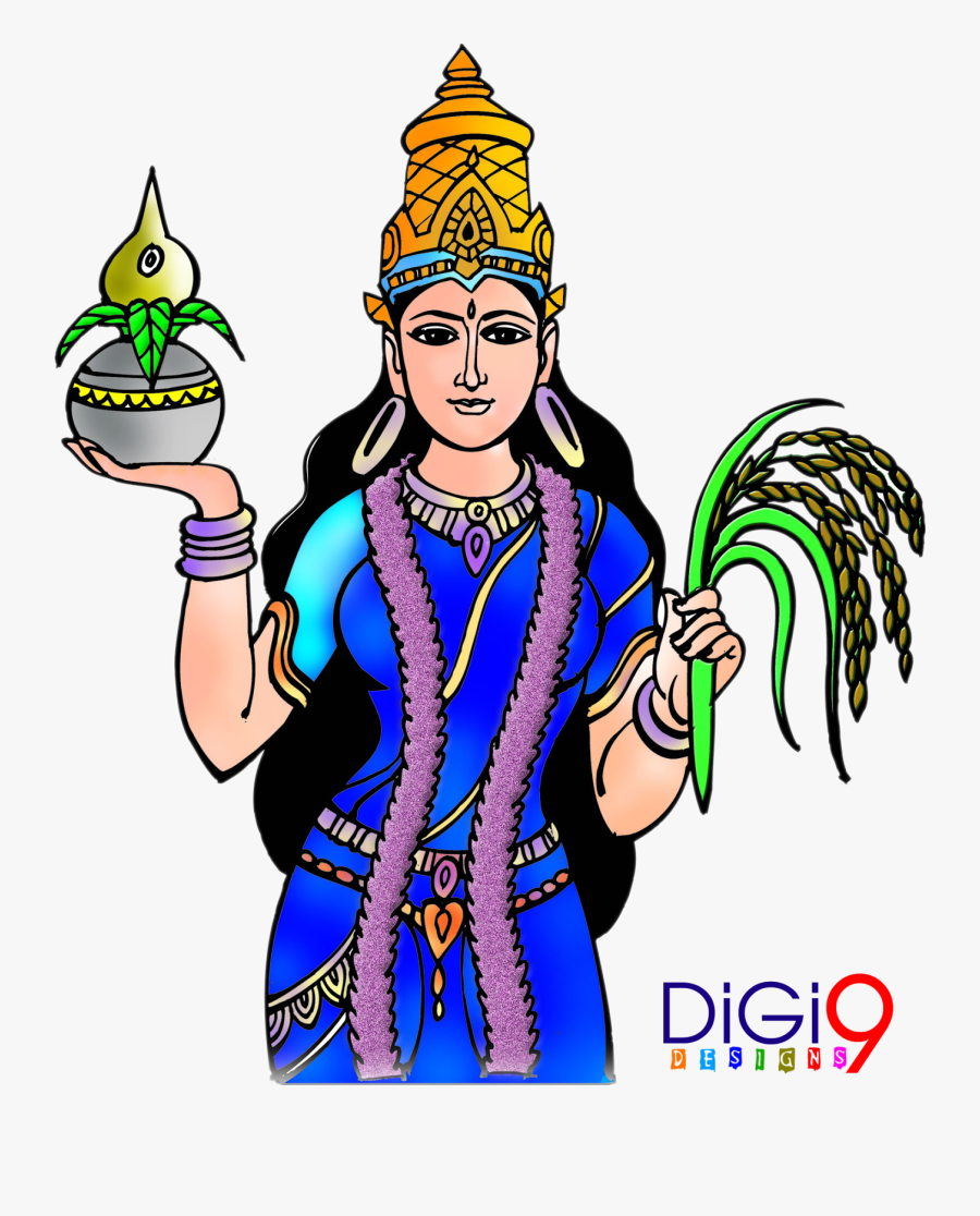 God Clipart Mariamman - Maa Telugu Thalli, Transparent Clipart