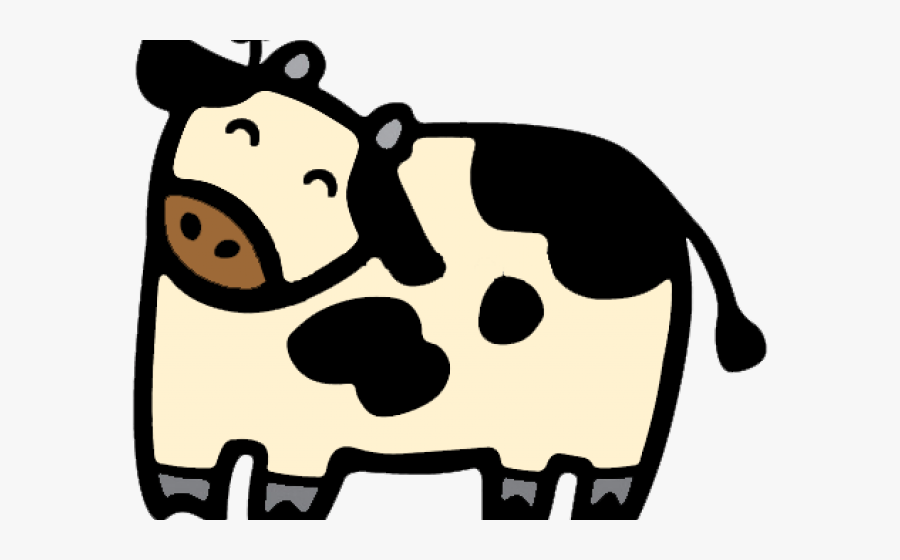 Cute Cow Cartoon, Transparent Clipart