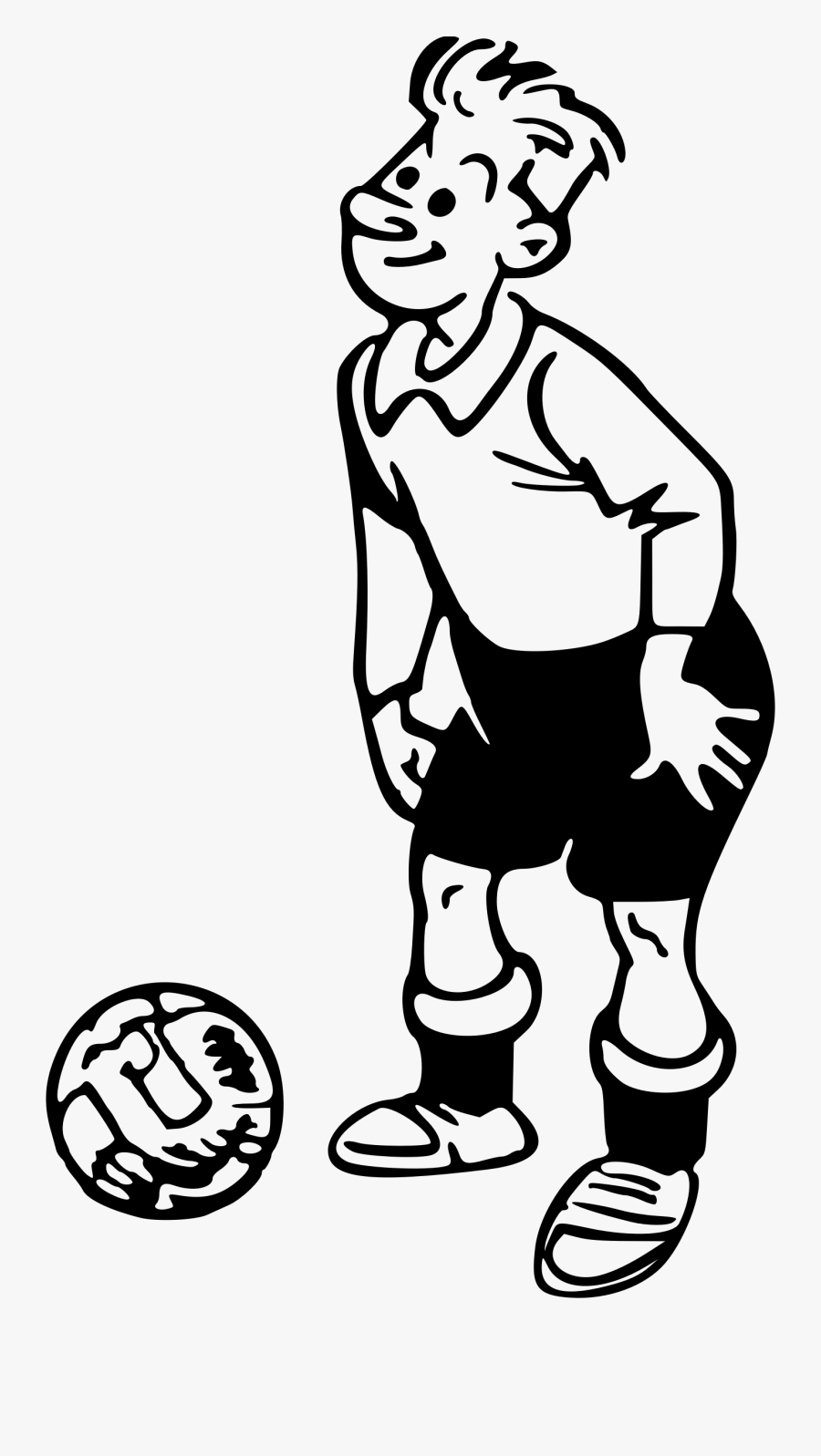 Clip Art Image - Drawings Of Sports Player, Transparent Clipart