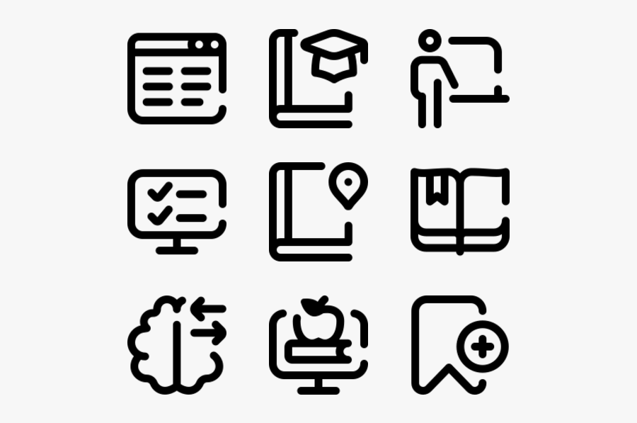 Learning - Bathroom Icons, Transparent Clipart