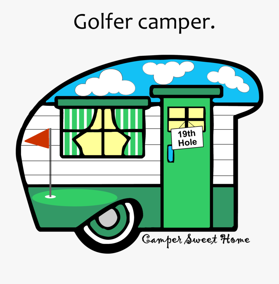 Home Sweet Camper Clipart Png, Transparent Clipart