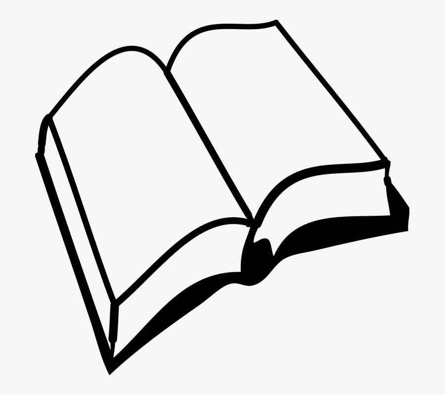 Open Book Images - Book Clipart Black And White , Free Transparent ...