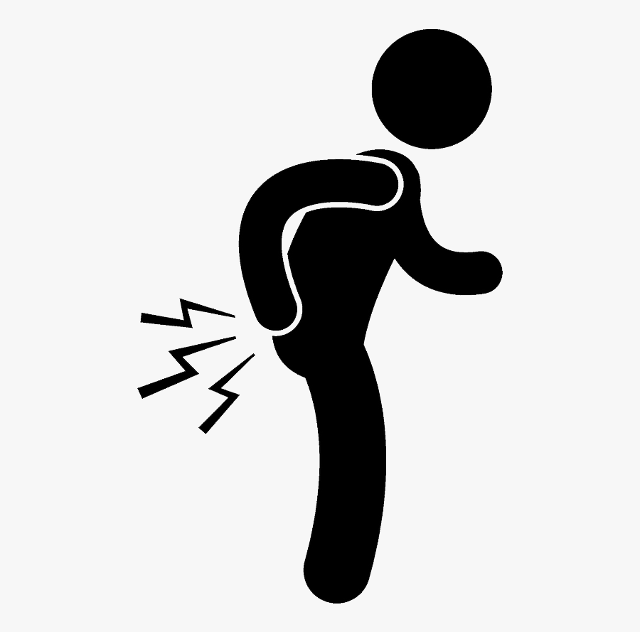 Low Back Pain Symbol, Transparent Clipart
