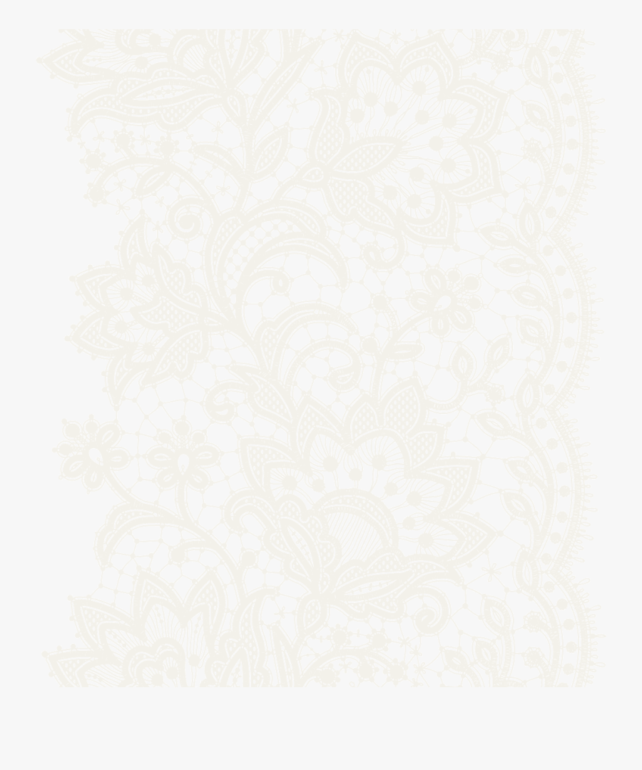 Transparent Lace Fabric Patterns Background - Lace Pattern Vector Free, Transparent Clipart