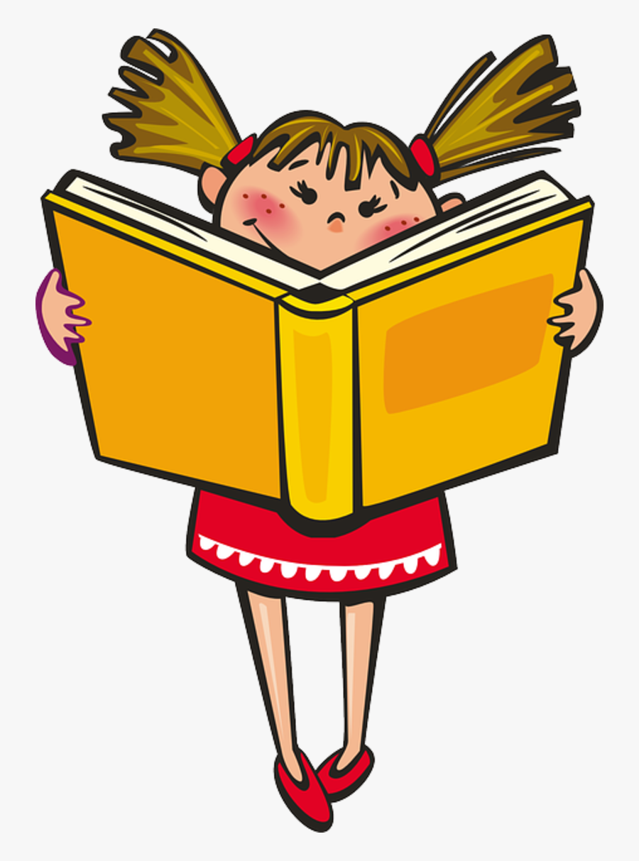 Girl Reading Clipart Png, Transparent Clipart