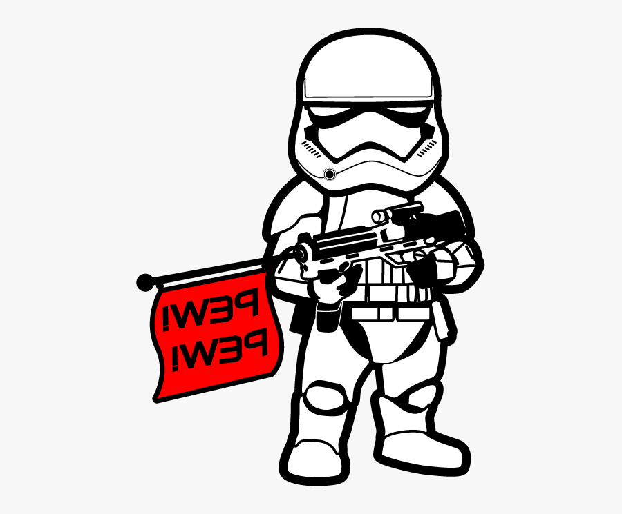 Transparent Order Clipart - First Order Stormtrooper Pew Pew, Transparent Clipart