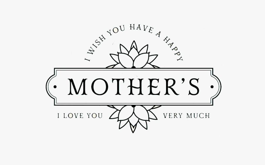 Mother’s Day Png Transparent Images - Line Art, Transparent Clipart