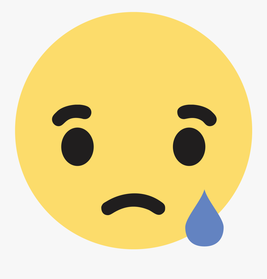 Facebook Sad Reaction Png , Free Transparent Clipart - ClipartKey