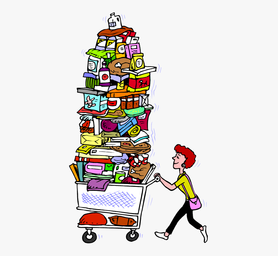 Grocery Clipart Grocery Shop - Do The Shopping, Transparent Clipart