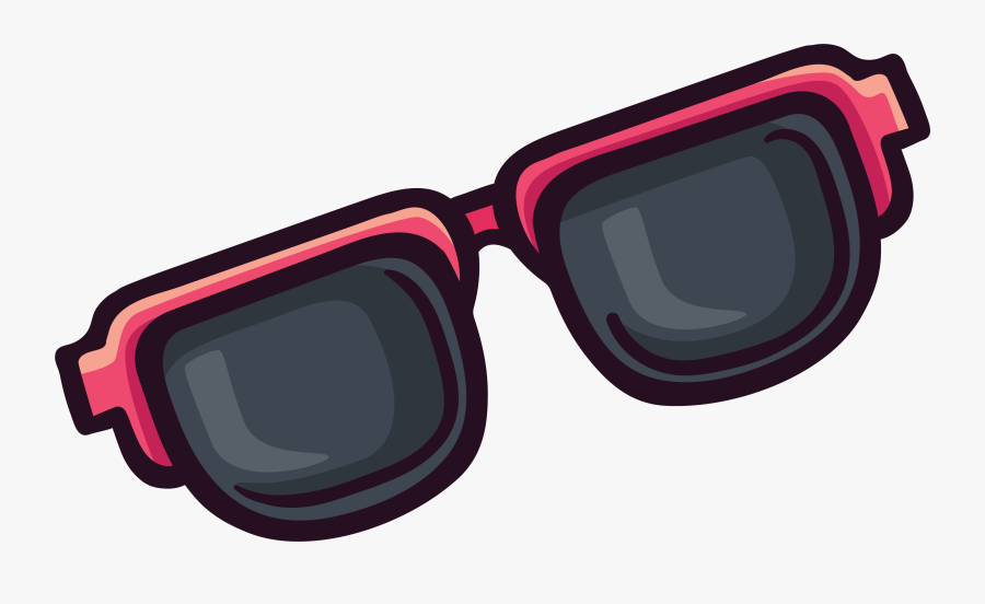 Sunglasses Clipart Cute - Cartoon Sunglasses Transparent, Transparent Clipart