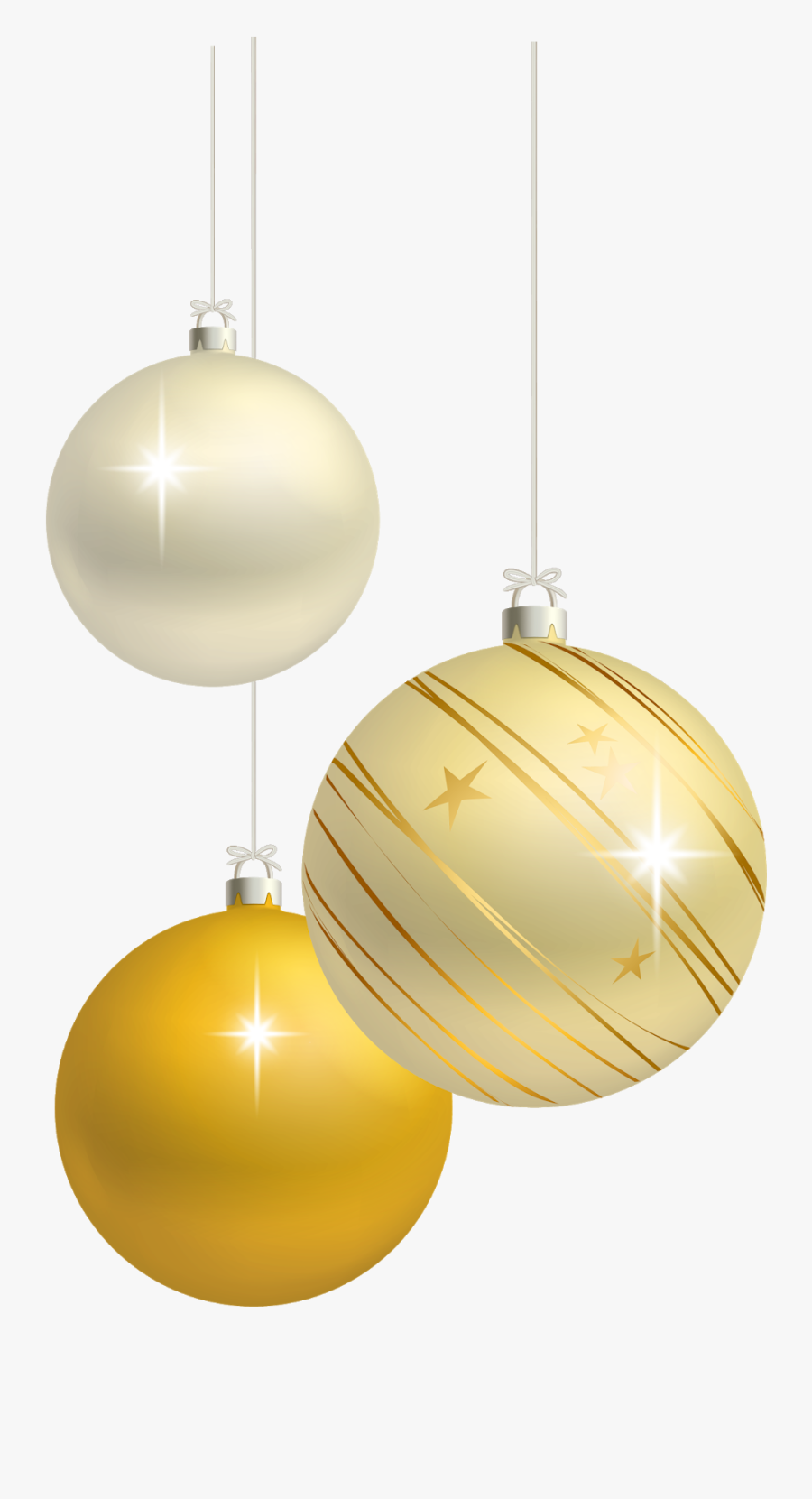 Christmas Winter Balls, Transparent Clipart