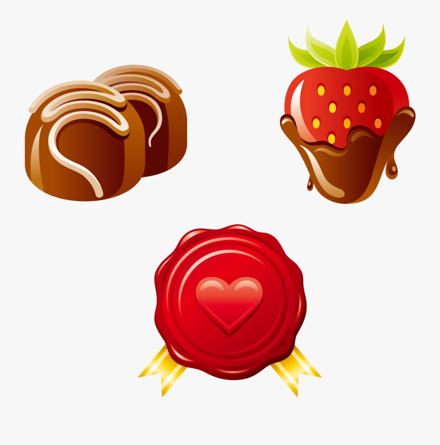 Chocolate Cake Euclidean Vector Strawberry - Chocolate Truffle Png Clipart, Transparent Clipart