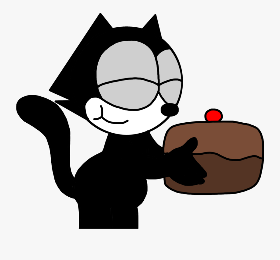 Felix The Cat Clipart - Fat Felix The Cat, Transparent Clipart