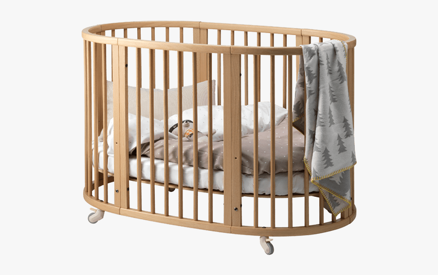 Clip Art Nordic Nursery - 圓 形 嬰兒 床, Transparent Clipart