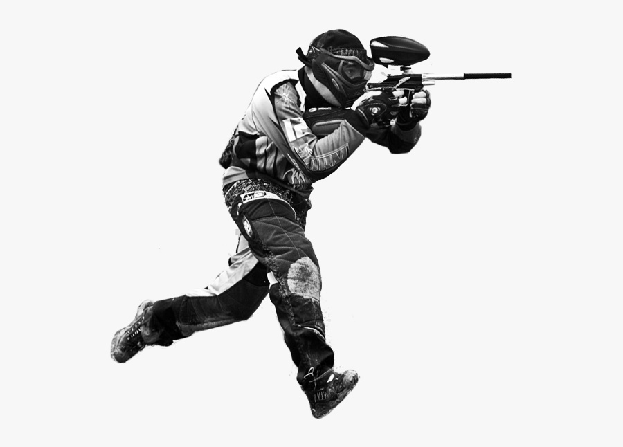 France Paintball Shooting Sport Recreation Game - Paintball Silhouette Png, Transparent Clipart