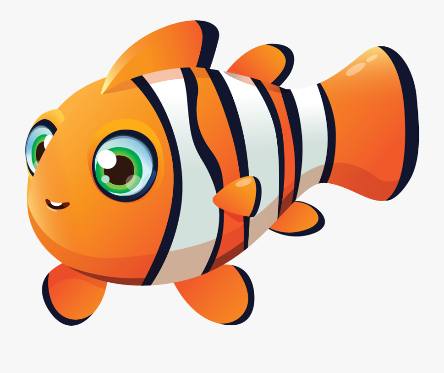 Crabs Clipart Clown Fish - Coral Reef Fish Clipart, Transparent Clipart