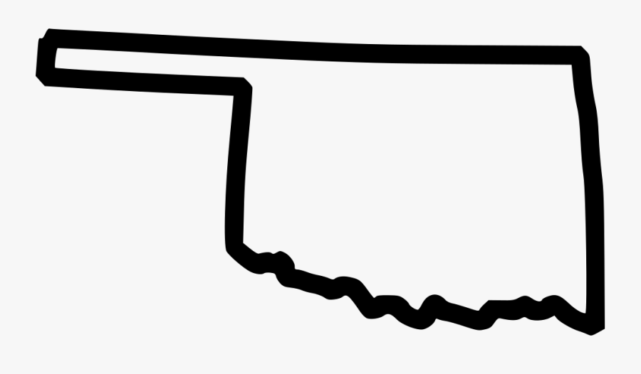 Oklahoma State Outline Png, Transparent Clipart