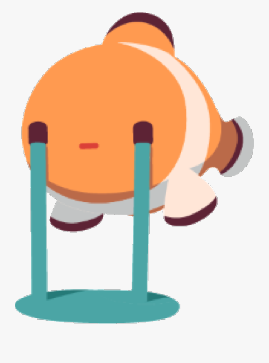 #sad #clownfish #fish #cute #cuteanimal #cutefish #freetoedit - Tap Tap Fish Stickers, Transparent Clipart