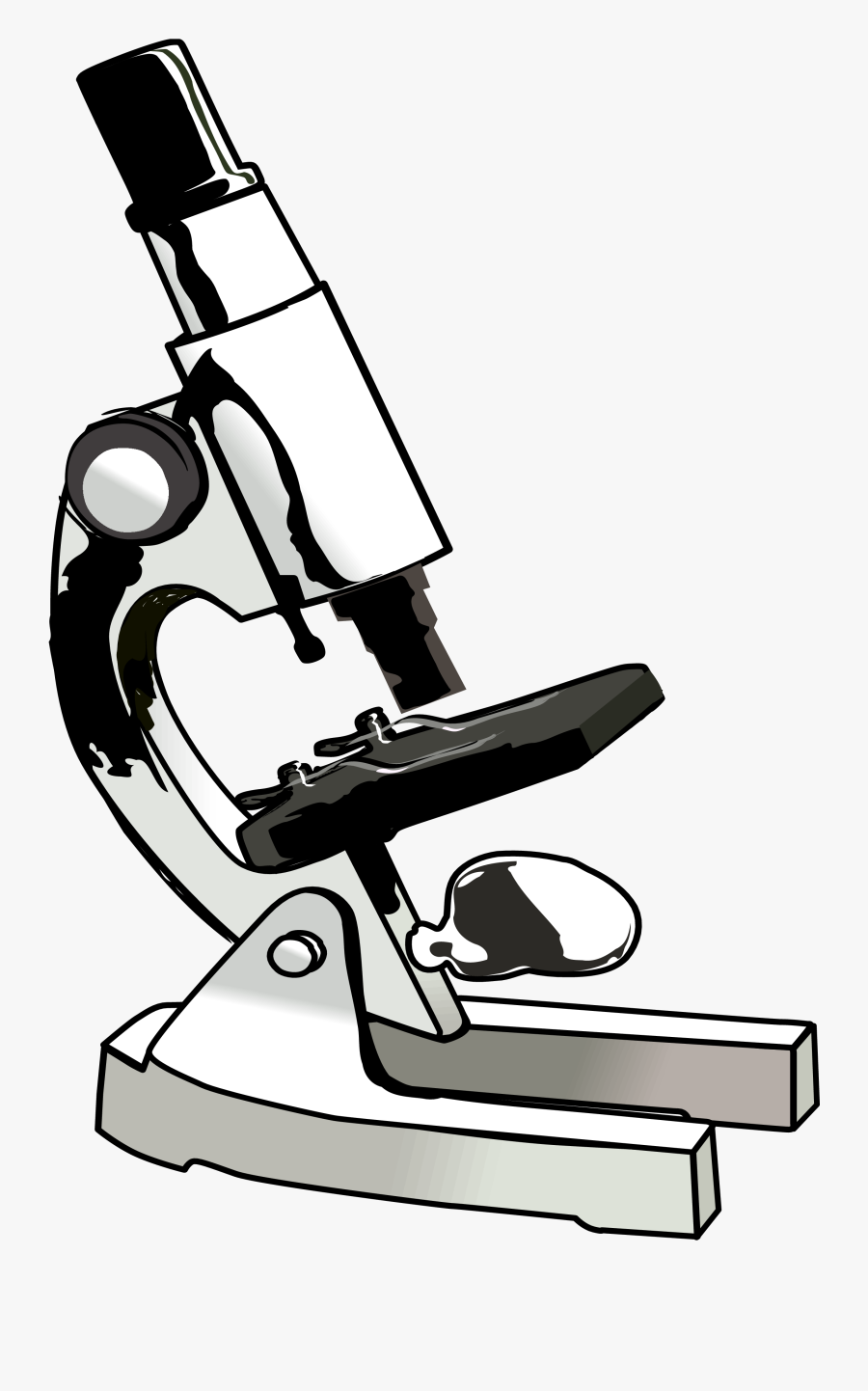 Parts Of A Microscope Worksheet - Microscope Clipart, Transparent Clipart