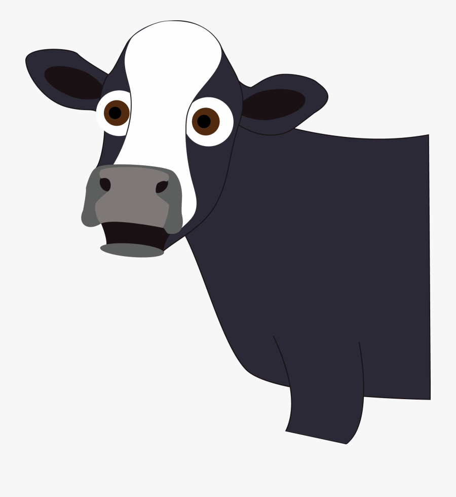 Transparent Cash Cow Png - Surprised Cow Png, Transparent Clipart