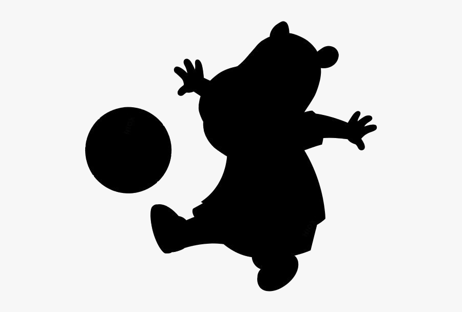Hippo Soccer Ball Png Clipart - Illustration, Transparent Clipart
