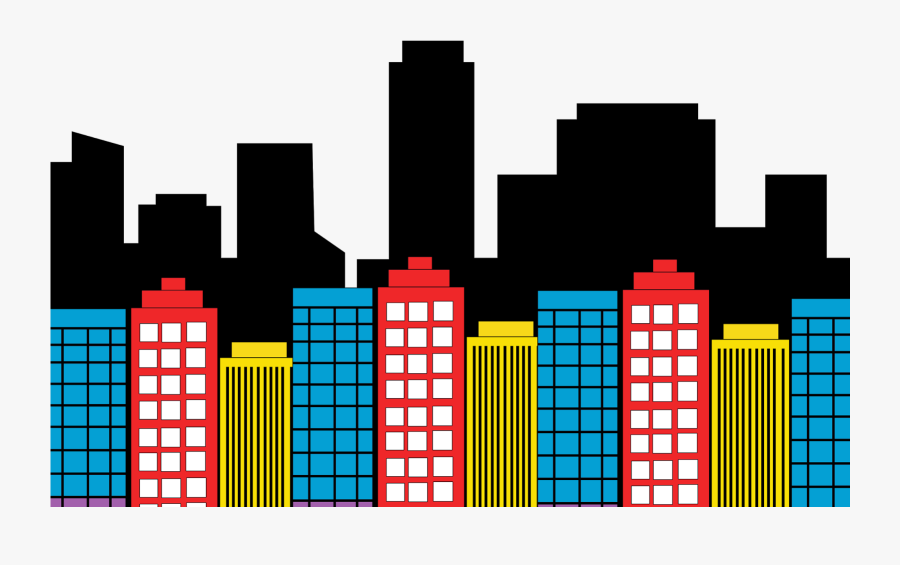 Cityscape Clipart Pj Mask - Superhero Building Clipart Png, Transparent Clipart