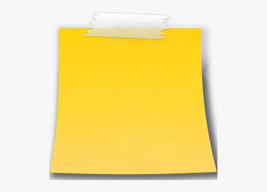 Transparent Postit Note Clipart - Yellow Sticky Notes Png, Transparent Clipart