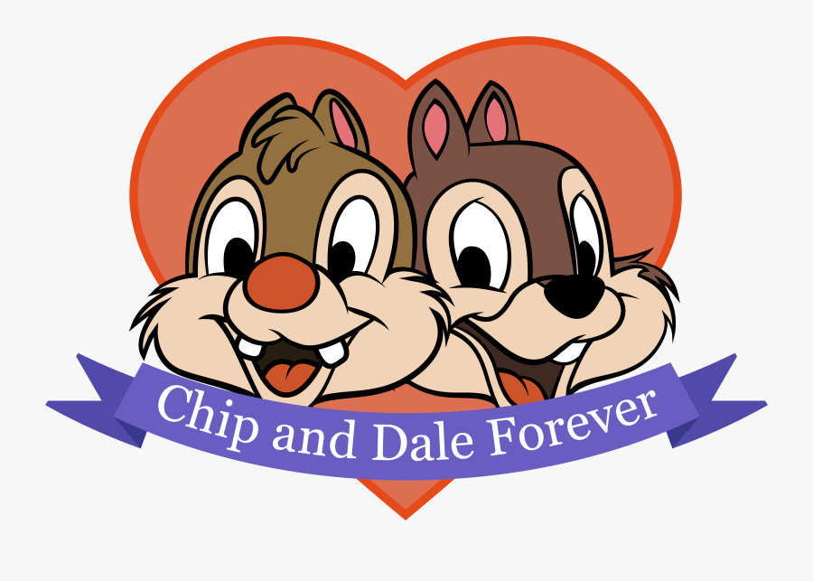 Chip And Dale Png - Chipmunks Chip And Dale Love, Transparent Clipart