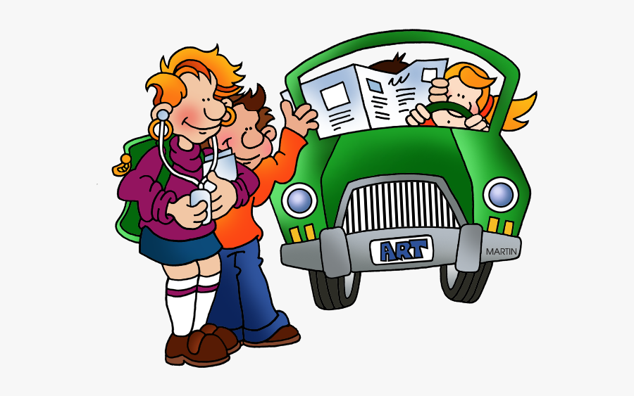 Clipart Car Getting To School - Phillip Martin Clipart Car, Transparent Clipart