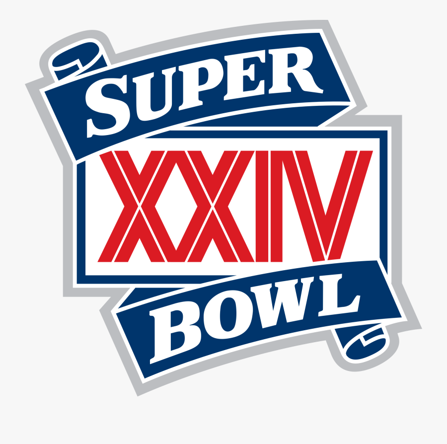 Super Bowl Xxiv Emblem Png Logo - Super Bowl 24 Logo, Transparent Clipart