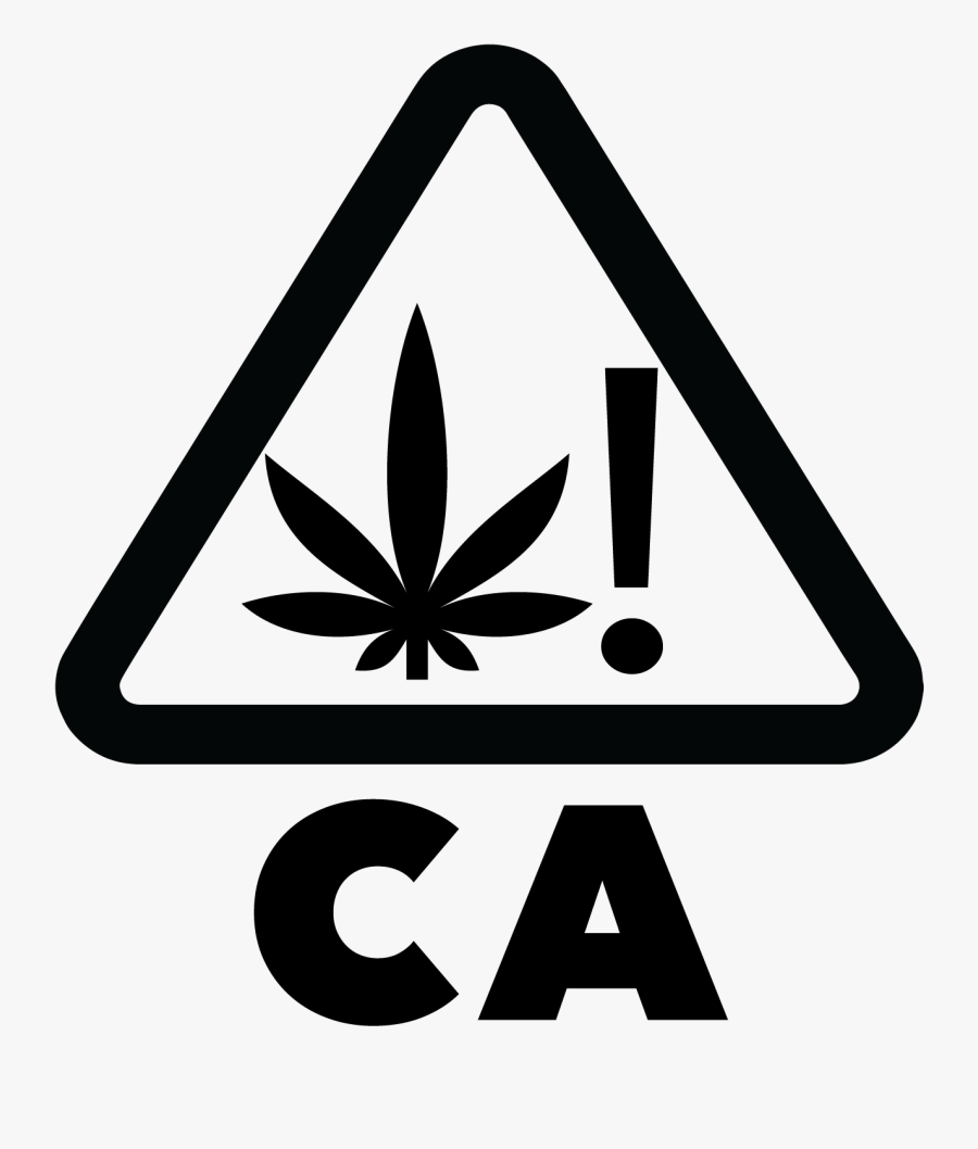 California Cannabis Symbol, Transparent Clipart