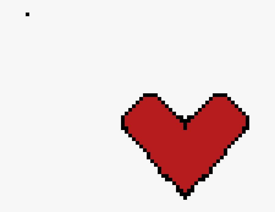 Pixel Heart ^~^ - Esquilo Minecraft Pixel Art, Transparent Clipart