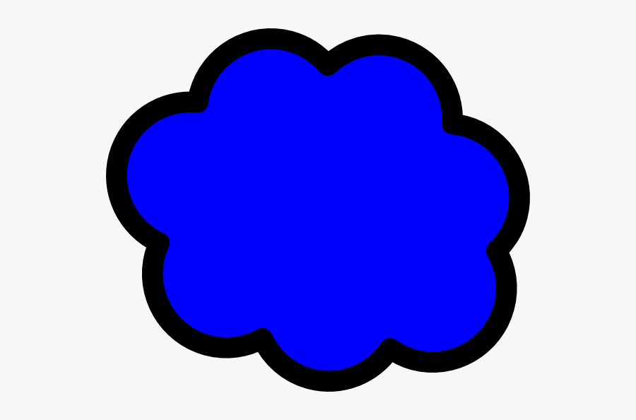 Blue Cloud Clipart, Transparent Clipart