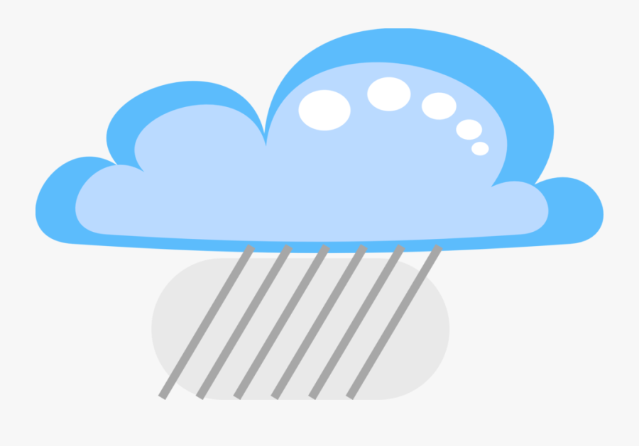 Free Drakoon Rain Cloud - Rainy Cloud Vector Png, Transparent Clipart