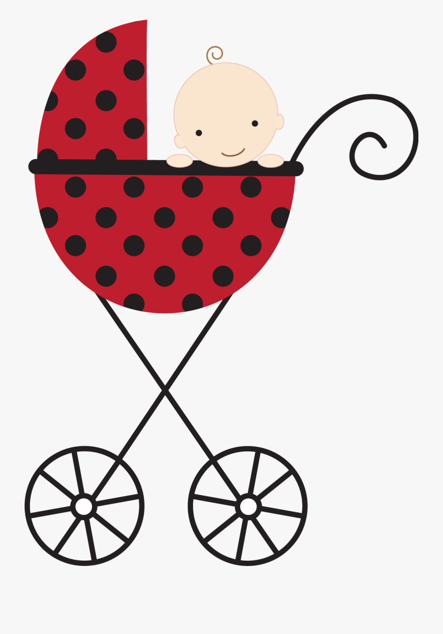 Mariquita Beb Scrapbook Pinterest - Baby Shower Clipart Red, Transparent Clipart