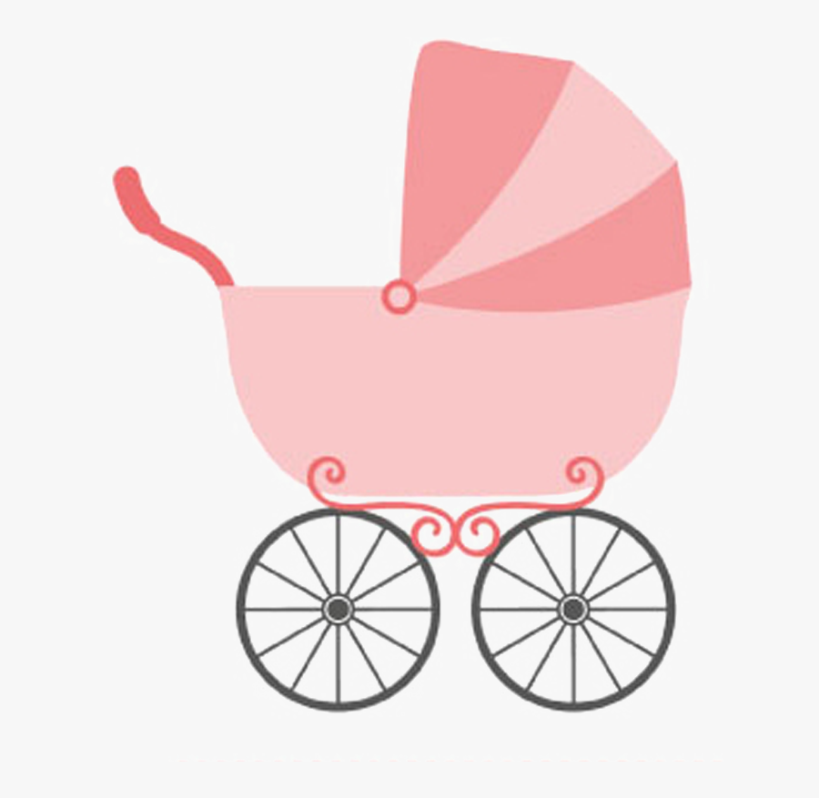 Pink Clipart Baby Carriage - عربية اطفال Png, Transparent Clipart
