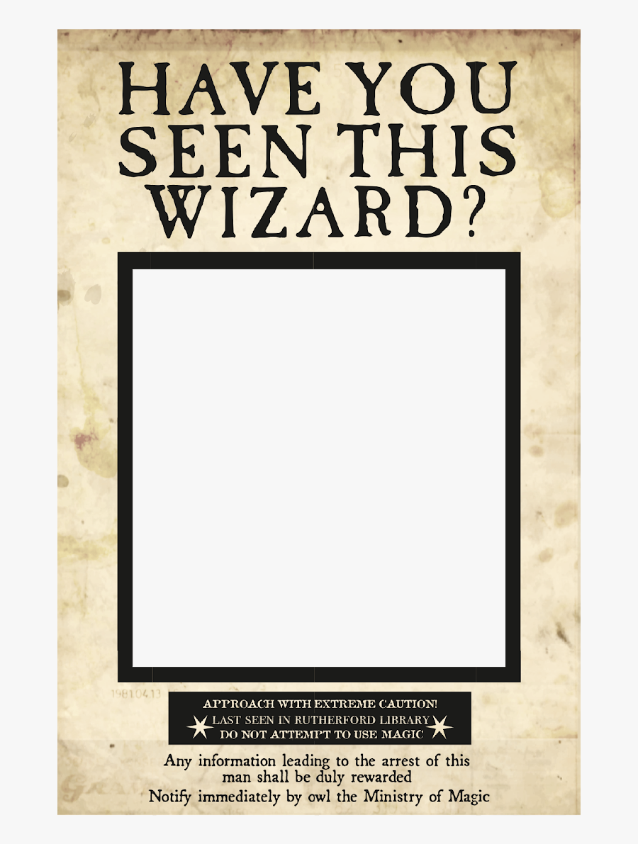 Paper Printable Transparent Wanted Posters Templates - Have You Seen This Wanted Poster, Transparent Clipart