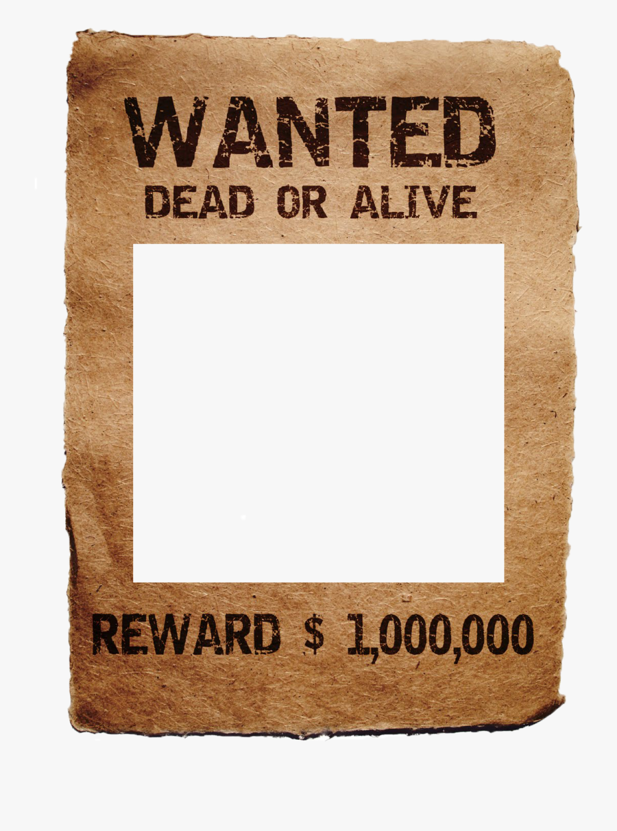 Wanted Poster Templates - Paper, Transparent Clipart