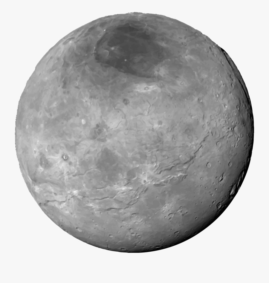 New Horizons Charon Pluto Natural Satellite Clip Art - Pluto Clip Art, Transparent Clipart