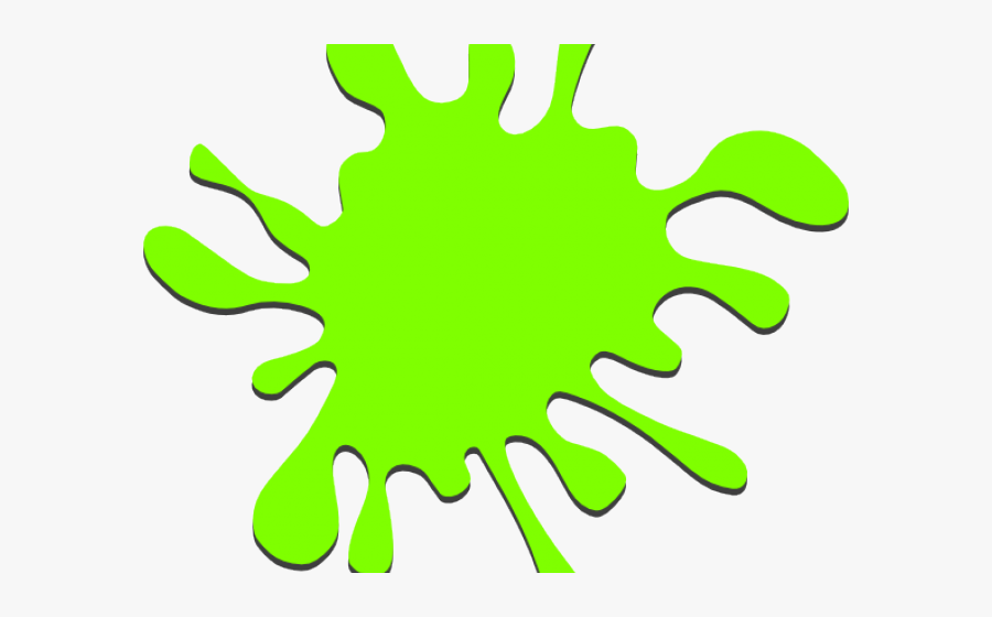 Paint Clipart Splat - Green Paint Splash Clipart, Transparent Clipart
