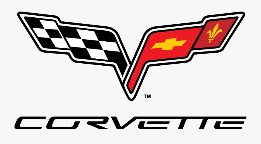Collection Of Free Corvette Drawing Custom Car Download - Corvette C6 Logo Vector, Transparent Clipart