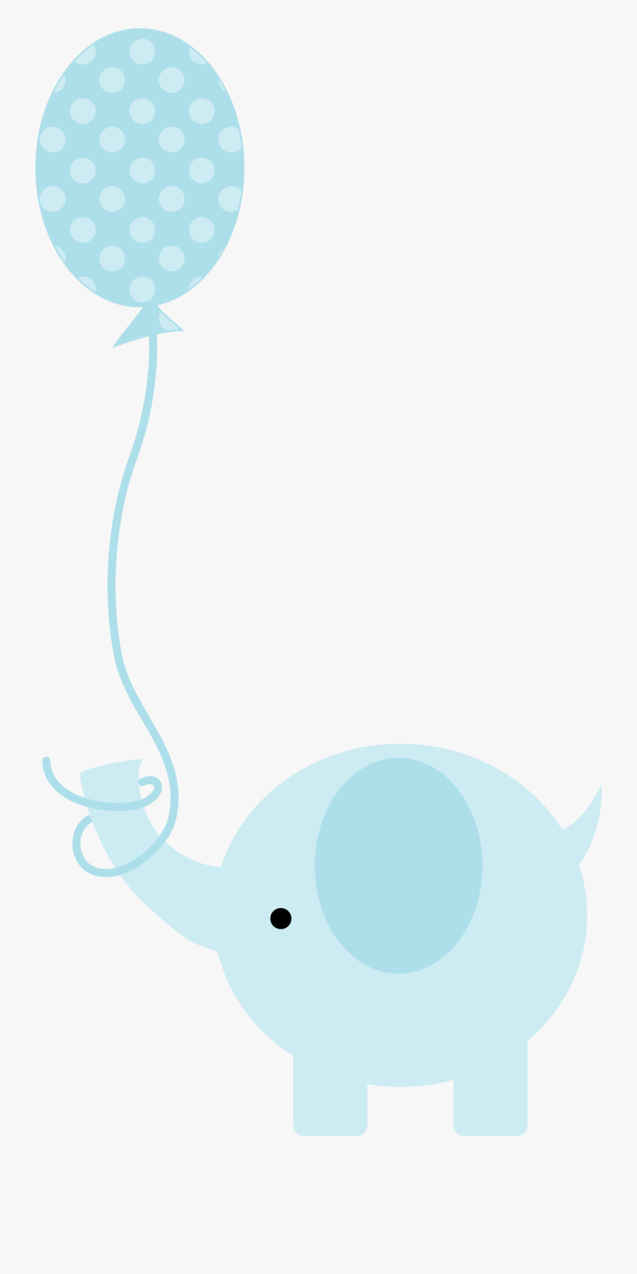 Photo By Daniellemoraesfalcao Minus - Elefante Azul Para Baby Shower, Transparent Clipart