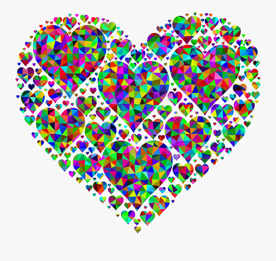 Clipart - Heart Shape Color Blue, Transparent Clipart