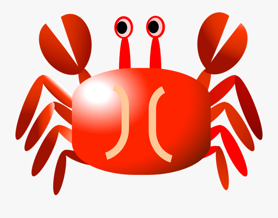 Collection Of Free Crab - Crab Cartoon, Transparent Clipart